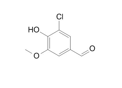 3-Chloro-4-hydroxy-5-methoxybenzaldehyde,3-Chloro-4-hydroxy-5-methoxybenzaldehyde