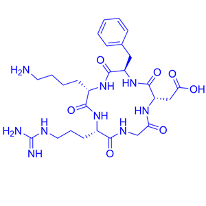 整合素抑制剂多肽/161552-03-0/500577-51-5/c(RGDfK)
