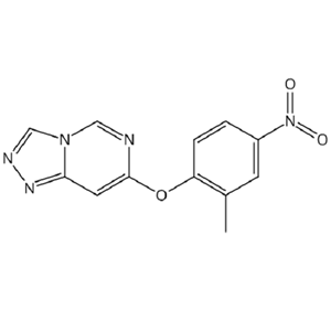 7-(2-甲基-4-硝基苯基)-1,2,4-三唑伦[4,3-c]嘧啶