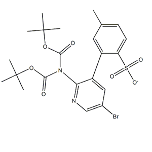 2-(二(叔丁氧羰基)氨基)-5-溴吡啶-3-yl4-甲基苯磺酸酯