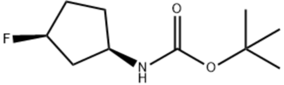 Carbamic acid,N-[(1R,3S)-3-fluorocyclopentyl]-,1,1-dimethylethyl ester,Carbamic acid,N-[(1R,3S)-3-fluorocyclopentyl]-,1,1-dimethylethyl ester