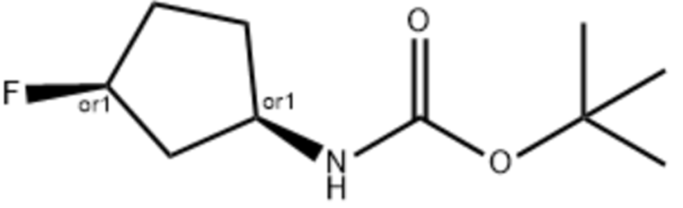 N-[(1S,3R)-烯-3-氟环戊基]氨基甲酸叔丁酯,tert-Butyl N-[(1S,3R)-rel-3-fluorocyclopentyl]carbamate