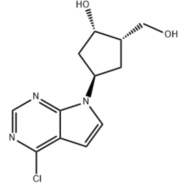 (1S,2S,4R)-4-(4-氯-7H-吡咯并[2,3-d]嘧啶-7-基)-2-(羟甲基)环戊-1-醇,(1S,2S,4R)-4-(4-Chloro-7H-pyrrolo[2,3-d]pyrimidin-7-yl)-2-(hydroxymethyl)cyclopentan-1-ol