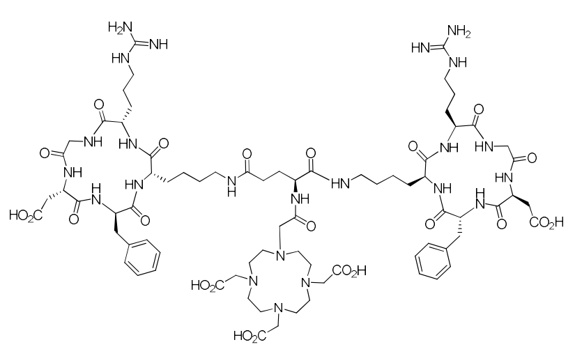 DOTA-Glu[cyclo(Arg-Gly-Asp-D-Phe-Lys)]2,DOTA-Glu[cyclo(Arg-Gly-Asp-D-Phe-Lys)]2