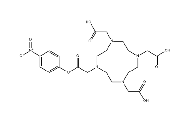 1,4,7,10-四氮杂环十二烷-1,4,7,10-四乙酸 1-(4-硝基苯酯),1,4,7,10-Tetraazacyclododecane-1,4,7,10-tetraacetic acid, Mono(4-nitrophenyl) ester