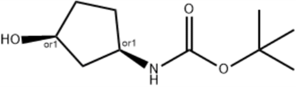 rel-((1R,3S)-3-羟基环戊基)氨基甲酸叔丁酯,rel-tert-Butyl ((1R,3S)-3-hydroxycyclopentyl)carbamate