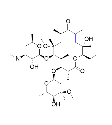 克拉霉素杂质13,(10E)-10,11-didehydro-11-deoxy-6-O-methylerythromycin A