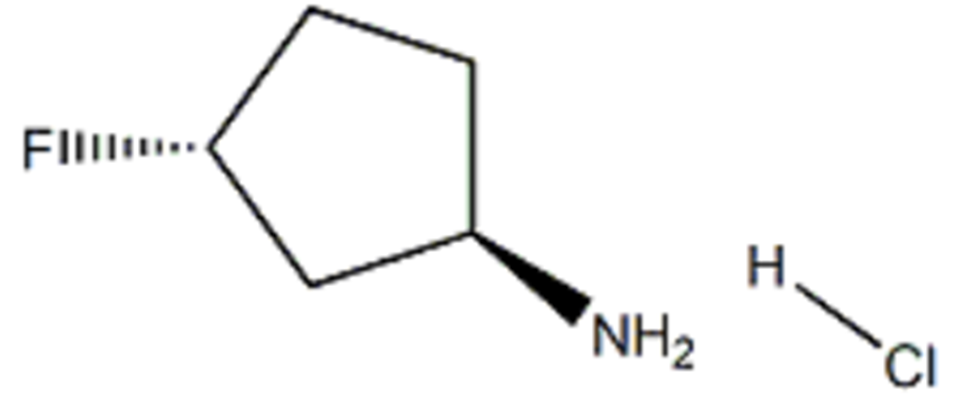 (1R,3R)-3-fluorocyclopentan-1-amine hydrochloride,(1R,3R)-3-fluorocyclopentan-1-amine hydrochloride