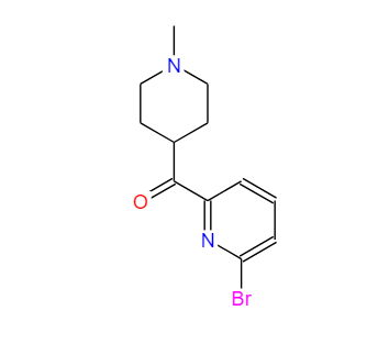 (6-溴-2-吡啶基)(1-甲基-4-哌啶基)甲酮,(6-bromopyridin-2-yl)-(1-methylpiperidin-4-yl)methanone