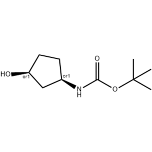 rel-((1R,3S)-3-羟基环戊基)氨基甲酸叔丁酯