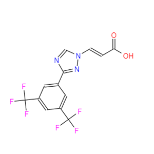 KPT-330中间体,(2Z)-3-[3-[3,5-Bis(trifluoromethyl)phenyl]-1H-1,2,4-triazol-1-yl]-2-propenoicacid