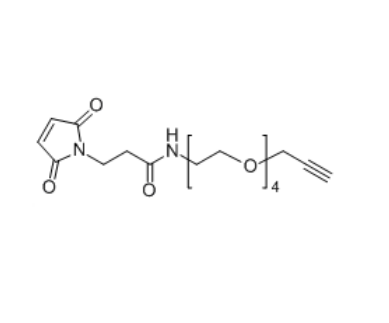 Alkyne-PEG4-NH-Mal