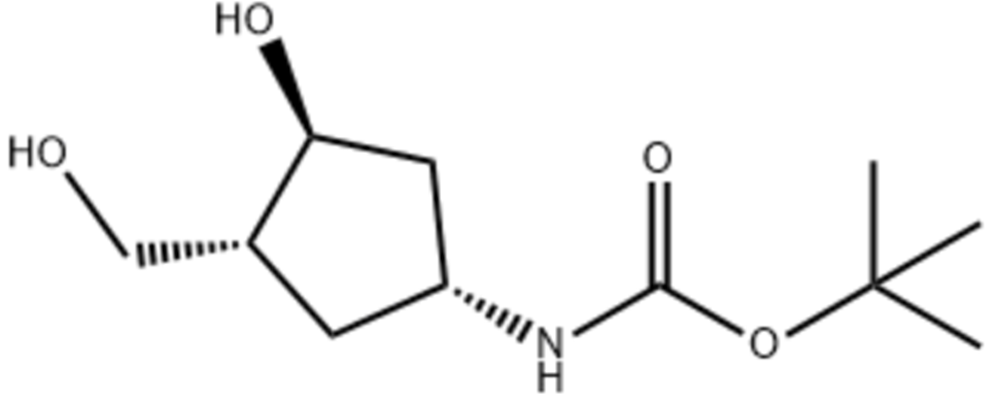 ((1R,3S,4R)-3-羟基-4-(羟甲基)环戊基)氨基甲酸叔丁酯,Tert-butyl ((1R,3S,4R)-3-hydroxy-4-(hydroxymethyl)cyclopentyl)carbamate