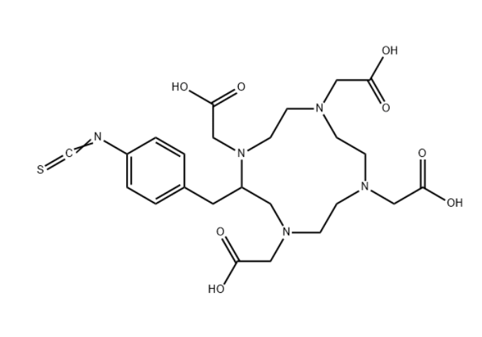 2-[(4-异硫氰基苯基)甲基]-1,4,7,10-四氮杂环十二烷-1,4,7,10-四乙酸,p-SCN-Bn-DOTA