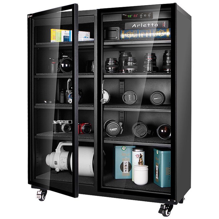 電子防潮箱，攝影器材干燥箱全鋼氣瓶柜,Electronic moisture-proof box, photographic equipment drying box, all-steel cylinder cabinet