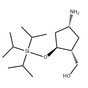((1R,2S,4R)-4-氨基-2-((三异丙基甲硅烷基)氧基)环戊基)甲醇,((1R,2S,4R)-4-Amino-2-((triisopropylsilyl)oxy)cyclopentyl)methanol