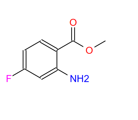 2-氨基-4-氟苯甲酸甲酯,methyl 2-amino-4-fluorobenzoate