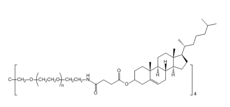 四臂聚乙二醇-膽固醇,4-ARMPEG-CLS