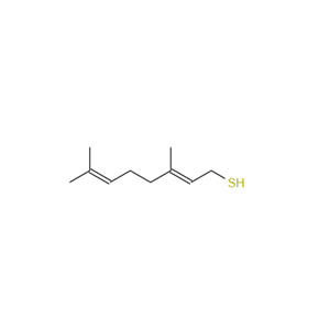(E)-3,7-二甲基-2,6-辛二烯-1-硫醇；39067-80-6