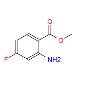 2-氨基-4-氟苯甲酸甲酯,methyl 2-amino-4-fluorobenzoate