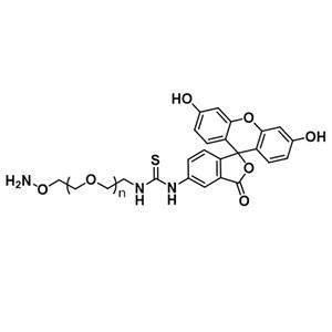 FITC-PEG-Aminooxy；荧光素PEG氨基氧基，Aminooxy-PEG-FITC