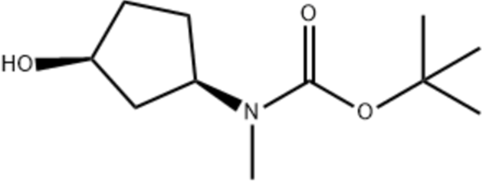 叔丁基((1R,3S)-3-羥基環(huán)戊基)(甲基)氨基甲酸酯,tert-Butyl ((1R,3S)-3-hydroxycyclopentyl)(methyl)carbamate