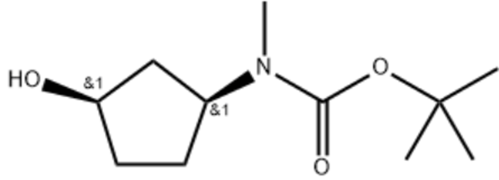 叔丁基((1S,3R)-3-羥基環(huán)戊基)(甲基)氨基甲酸酯,tert-Butyl ((1S,3R)-3-hydroxycyclopentyl)(methyl)carbamate