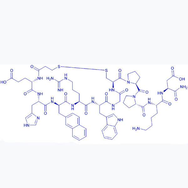 拮抗剂多肽JKC363,(Deamino-Cys11,D-2-Nal14,Cys18)-β-MSH (11-22) amide