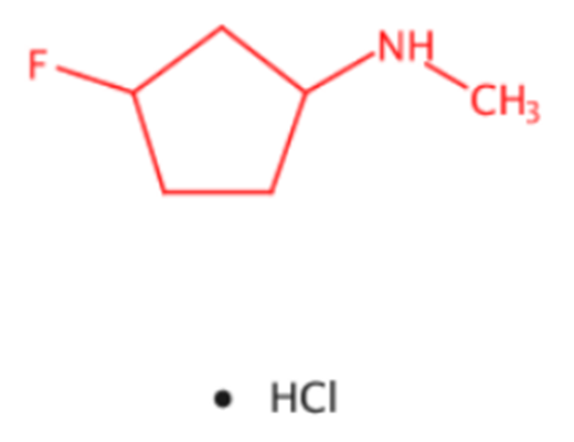 3-fluoro-N-methy-cyclopentanamine-hydrochloride (1:1),3-fluoro-N-methy-cyclopentanamine-hydrochloride (1:1)