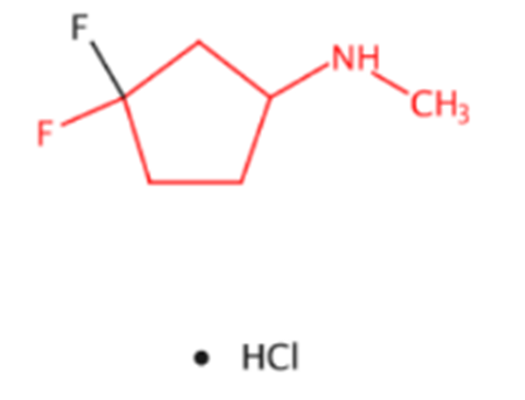 3,3-difluoro-N-methy-cyclopentanamine-hydrochloride (1:1),3,3-difluoro-N-methy-cyclopentanamine-hydrochloride (1:1)