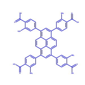 1,3,6,8-四(3-氨基-4-羧基苯基)芘,4,4