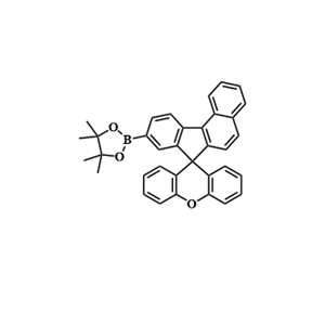 螺[7H-苯[c]芴-7,9′-[9H]氧杂蒽]-9-硼酸频哪醇酯,Spiro[7H-benzo[c]fluorene-7,9′-[9H]xanthene]-9-(4,4,5,5-tetramethyl-1,3,2-dioxaborolan-2-yl)