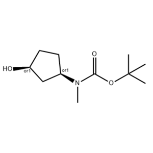 rel-((1R,3S)-3-羟基环戊基)(甲基)氨基甲酸叔丁酯