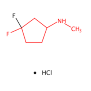 3,3-difluoro-N-methy-cyclopentanamine-hydrochloride (1:1),3,3-difluoro-N-methy-cyclopentanamine-hydrochloride (1:1)