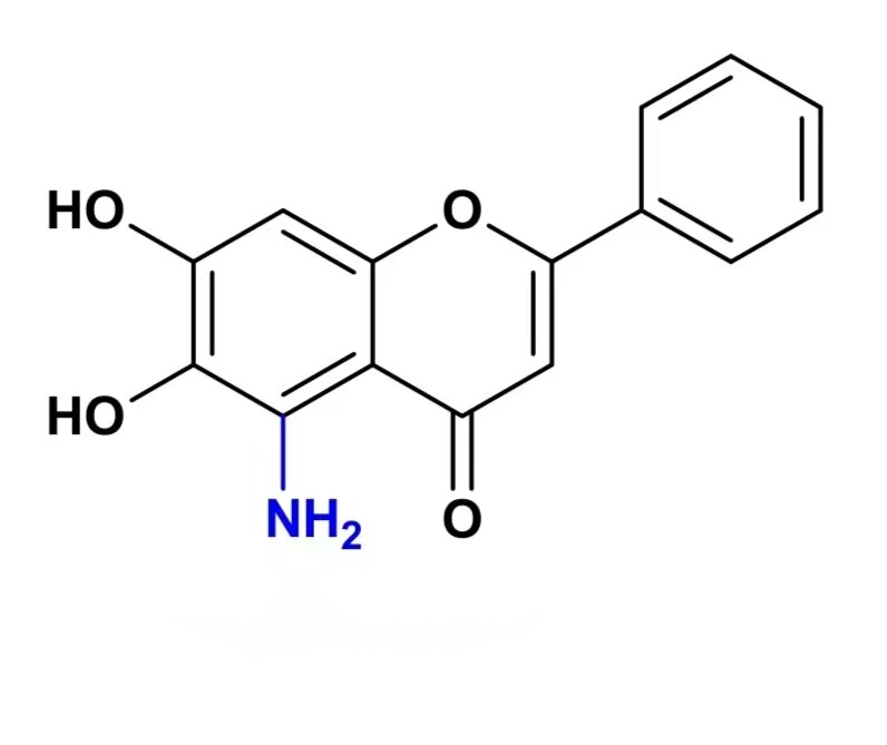 5-氨基-黄芩素,5-NH2-baicalein