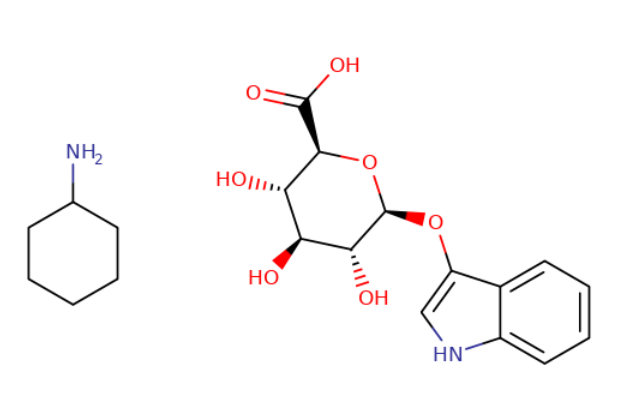 3-吲哚基-β-D-葡萄糖醛酸环己基铵盐,3-Indolyl β-D-glucuronide cyclohexylammonium salt