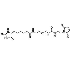 Desthiobiotin-PEG-Mal，脱硫生物素-聚乙二醇-马来酰亚胺