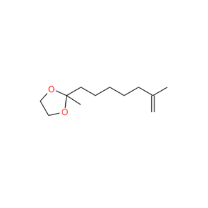 2-甲基-2-(6-甲基庚-6-烯基)-1,3-二氧戊环,2-methyl-2-(6-methylhept-6-enyl)-1,3-dioxolane