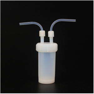 氟树脂制气体洗瓶 (带盖) BOTTLE PFA洗气瓶耐酸碱吸收瓶