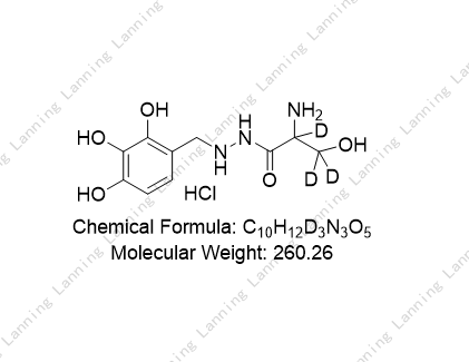 盐酸苄丝肼-d3 HCl,Benserazide-d3 HCl