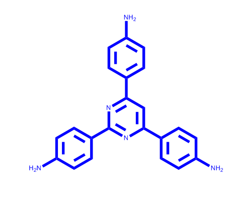 4,4',4''-(嘧啶-2,4,6-三基)三苯胺,Benzenamine, 4,4',4''-(2,4,6-pyrimidinetriyl)tris- (9CI)