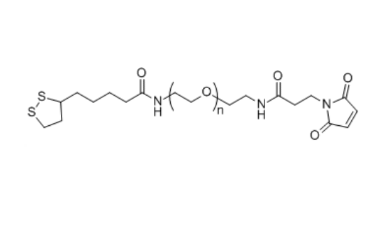 硫辛酰胺-聚乙二醇-马来酰亚胺,LA-PEG-Mal