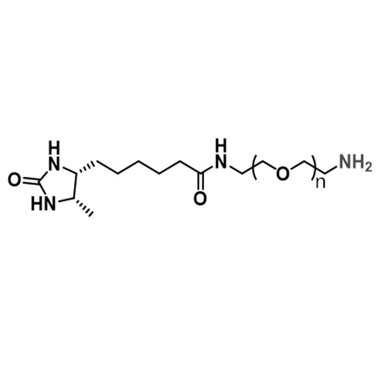 脱硫生物素-聚乙二醇-氨基,Desthiobiotin-PEG-amine;DSB-PEG-NH2;Desthiobiotin-PEG-NH2;DSB-PEG-amine
