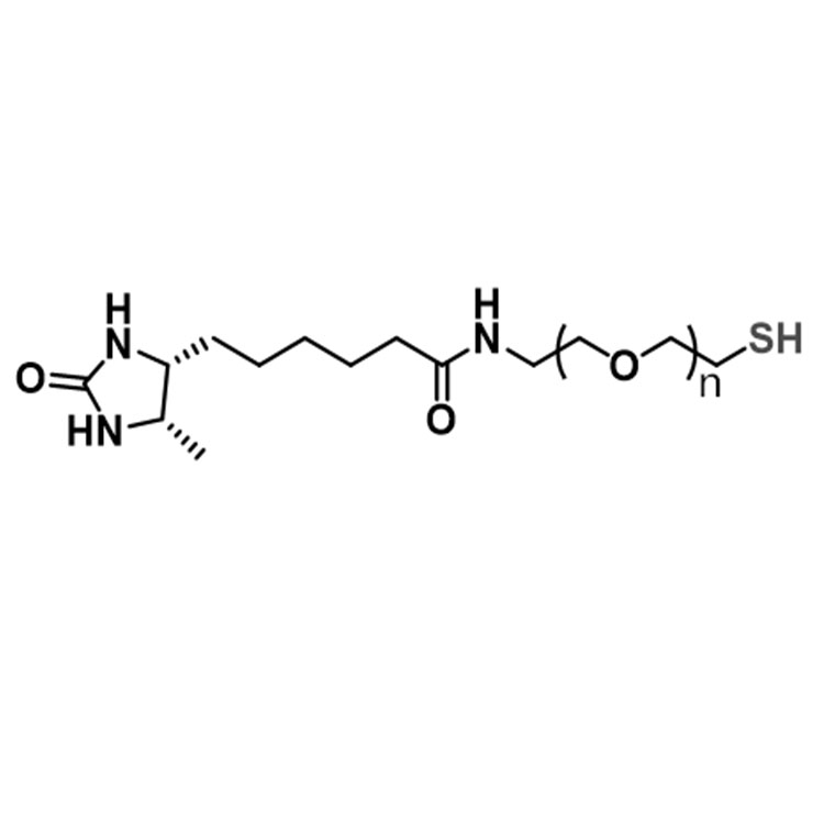 脱硫生物素-聚乙二醇-巯基,Desthiobiotin-PEG-Thiol;DSB-PEG-SH;Desthiobiotin-PEG-SH;DSB-PEG-Thiol