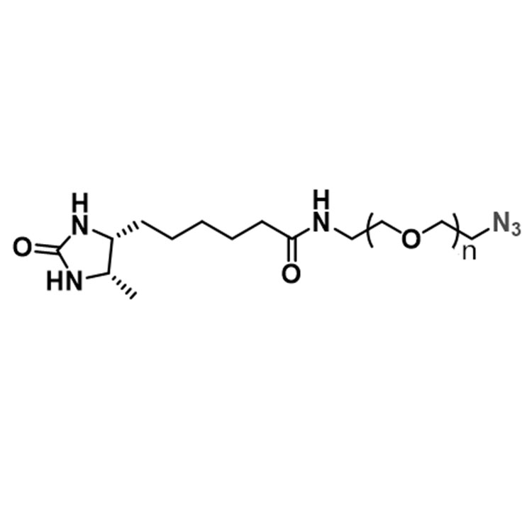 脱硫生物素-聚乙二醇-叠氮,Desthiobiotin-PEG-azide;DSB-PEG-N3;Desthiobiotin-PEG-N3;DSB-PEG-azide