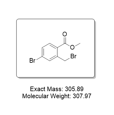2-(溴甲基)-4-溴苯甲酸甲酯,Methyl4-Bromo-2-(bromomethyl)benzoate
