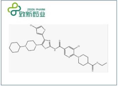 5,6-二氯-N-［4-（4-氯噻吩-2-基）-5-（4-环己基哌嗪-1-基）噻唑-2-基］烟酰胺,5,6-Dichloro-N-(4-(4-chlorothiophen-2-yl)-5-(4-cyclohexylpiperazin-1-yl)thiazol-2-yl)nicotinamide