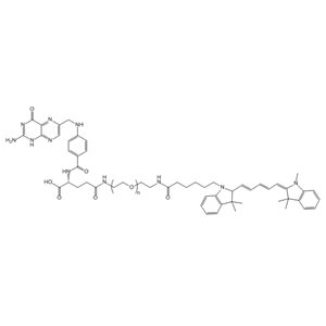 CY5-聚乙二醇-叶酸 Cy5-PEG-FA