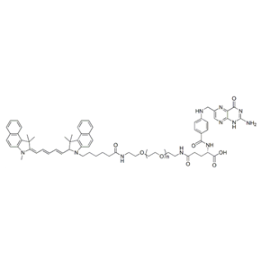 CY5.5-聚乙二醇-叶酸 CY5.5-PEG-FA