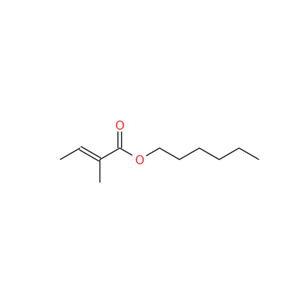 (E)-2-甲基-2-丁烯酸己酯；16930-96-4